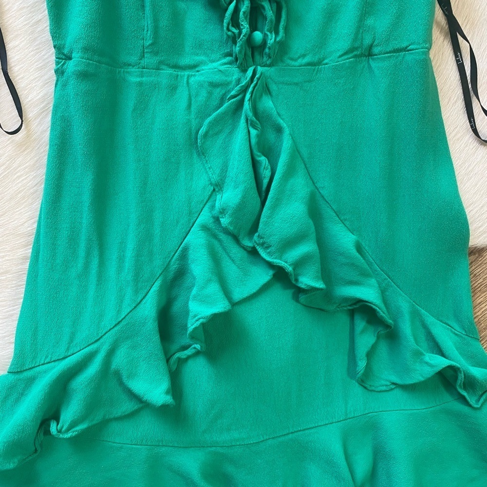 Lulus Carmela Green Ruffled Mini Dress - Picture 5 of 8
